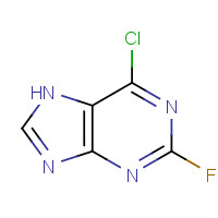 1651-29-2 6-Chloro-2-fluoropurine chemical structure