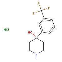 1683-49-4 4-[3-(TRIFLUOROMETHYL)PHENYL]-4-PIPERIDINOL HYDROCHLORIDE chemical structure