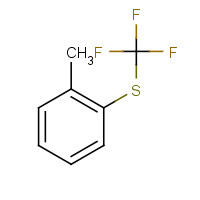 1736-75-0 1-METHYL-2-TRIFLUOROMETHYLSULFANYL-BENZENE chemical structure