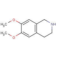 1745-07-9 6,7-DIMETHOXY-1,2,3,4-TETRAHYDROISOQUINOLINE chemical structure