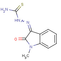 1910-68-5 N-METHYLISATIN-3-THIOSEMICARBAZONE chemical structure