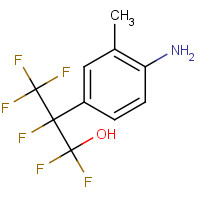 1992-09-2 2-(4-AMINO-3-METHYLPHENYL)HEXAFLUOROISOPROPANOL chemical structure