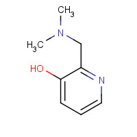 2168-13-0 2-(Dimethylaminomethyl)-3-hydroxypyridine chemical structure