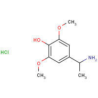 2176-14-9 3,5-DIMETHOXY-4-HYDROXYPHENETHYLAMINE HYDROCHLORIDE chemical structure