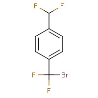 2250-36-4 4-(BROMODIFLUOROMETHYL)-1-(DIFLUOROMETHYL)BENZENE chemical structure