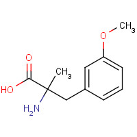2349-31-7 ALPHA-METHYL-M-METHOXY-DL-PHENYLALANINE chemical structure