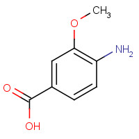 2486-69-3 4-Amino-3-methoxybenzoic acid chemical structure