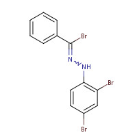 2516-46-3 1-[BROMO(PHENYL)METHYLENE]-2-(2,4-DIBROMOPHENYL)-HYDRAZINE chemical structure
