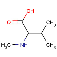 2566-32-7 N-ME-DL-VAL-OH HCL chemical structure