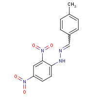 2571-00-8 P-TOLUALDEHYDE 2,4-DINITROPHENYLHYDRAZONE chemical structure