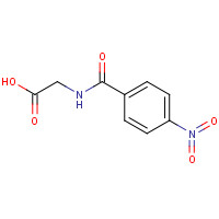 2645-07-0 4-NITROHIPPURIC ACID chemical structure