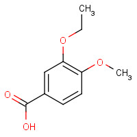2651-55-0 3-ETHOXY-4-METHOXYBENZOIC ACID chemical structure