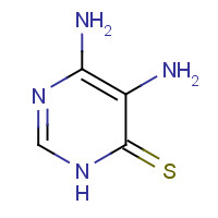 2846-89-1 4,5-DIAMINO-6-MERCAPTOPYRIMIDINE chemical structure