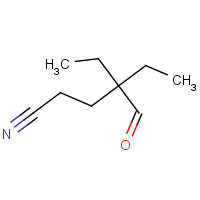 2938-69-4 4-ETHYL-4-FORMYLHEXANENITRILE chemical structure