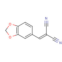 2972-82-9 (BENZO[3,4-D]1,3-DIOXOLAN-5-YLMETHYLENE)METHANE-1,1-DICARBONITRILE chemical structure