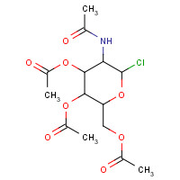 3068-34-6 2-ACETAMIDO-2-DEOXY-ALPHA-D-GLUCOPYRANOSYL CHLORIDE 3,4,6-TRIACETATE chemical structure