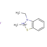3119-93-5 3-ETHYL-2-METHYLBENZOTHIAZOLIUM IODIDE chemical structure