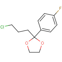 3308-94-9 2-(3-Chloropropyl)-2-(4-fluorophenyl)-1,3-dioxolane chemical structure
