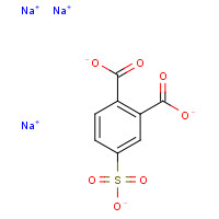 3325-08-4 4-SULFOPHTHALIC ACID,TRISODIUM SALT chemical structure