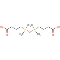 3353-68-2 1,3-BIS(3-CARBOXYPROPYL)TETRAMETHYLDISILOXANE chemical structure