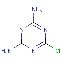 3397-62-4 2-CHLORO-4,6-DIAMINO-1,3,5-TRIAZINE chemical structure