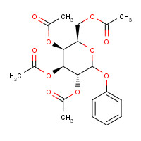 3427-45-0 PHENYL 2,3,4,5-TETRA-O-ACETYL-ALPHA-D-GLUCOPYRANOSIDE chemical structure