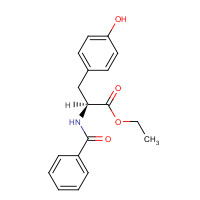 3483-82-7 Ethyl N-benzoyl-L-tyrosinate chemical structure