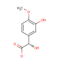 3695-24-7 DL-4-HYDROXY-3-METHOXYMANDELIC ACID chemical structure