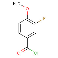 3907-15-1 3-Fluoro-4-methoxybenzoyl chloride chemical structure