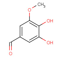 3934-87-0 5-Hydroxyvanillin chemical structure