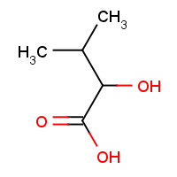 4026-18-0 2-HYDROXY-3-METHYLBUTYRIC ACID chemical structure