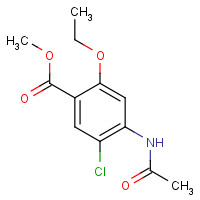 4235-43-2 4-ACETAMINO-5-CHLORO-2-ETHOXY METHYL BENZOATE chemical structure