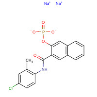 4264-93-1 NAPHTHOL AS-TR PHOSPHATE,MONOSODIUM SALT chemical structure