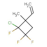 4265-28-5 1,1,2-TRIFLUORO-2-CHLORO-3-METHYL-3-VINYLCYCLOBUTANE chemical structure