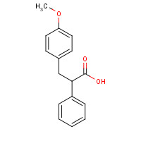 4314-68-5 3-(4-METHOXY-PHENYL)-2-PHENYL-PROPIONIC ACID chemical structure