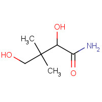 4417-86-1 2,4-DIHYDROXY-3,3-DIMETHYLBUTANAMIDE chemical structure