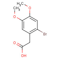 4697-62-5 2-BROMO-4,5-DIMETHOXYPHENYLACETIC ACID chemical structure