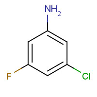 4863-91-6 3-CHLORO-5-FLUOROANILINE chemical structure