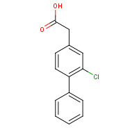 5001-98-9 (2'-CHLORO-BIPHENYL-4-YL)-ACETIC ACID chemical structure