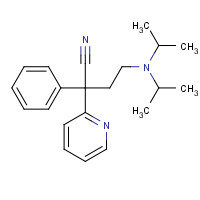 5005-46-9 4-(DIISOPROPYLAMINO)-2-PHENYL-2-(2-PYRIDYL)-BUTYRONITRILE chemical structure