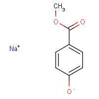 5026-62-0 Sodium methylparaben chemical structure