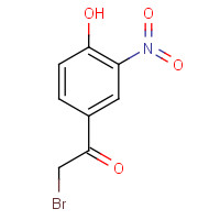 5029-61-8 2-BROMO-4'-HYDROXY-3'-NITROACETOPHENONE chemical structure