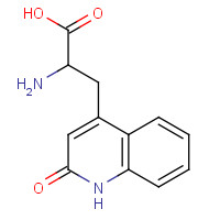 5162-90-3 2-Amino-3-(1,2-dihydro-2-oxoquinoline-4-yl)propanoic acid chemical structure