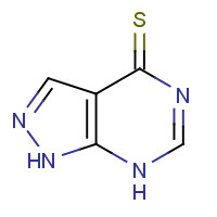 5334-23-6 4-MERCAPTOPYRAZOLO[3,4D]PYRIMIDINE chemical structure
