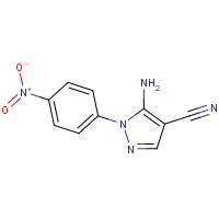 5394-41-2 5-AMINO-1-(4-NITROPHENYL)-1H-PYRAZOLE-4-CARBONITRILE chemical structure