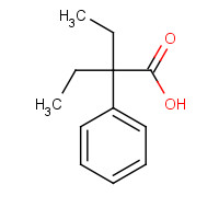5465-28-1 2-Phenyl-2-ethylbutyric acid chemical structure