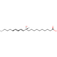 5598-37-8 (+/-)-11-HYDROXY-12E,14Z-EICOSADIENOIC ACID chemical structure