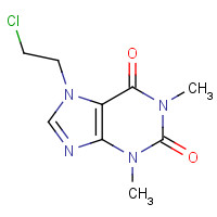 5878-61-5 7-(2-CHLOROETHYL)THEOPHYLLINE chemical structure