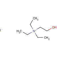 5957-17-5 (2-HYDROXYETHYL)TRIETHYLAMMONIUM IODIDE chemical structure