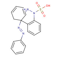 6004-88-2 AZOBENZENEPHENYLHYDRAZINE SULFONIC ACID chemical structure